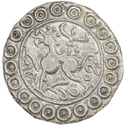 TRIPURA: Ratna Manikya, 1685-1693 & 1695-1712, AR tanka (10.08g), SE1607. VF