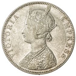 BRITISH INDIA: Victoria, Empress, 1876-1901, AR rupee, 1898-B. EF