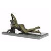 Image 9 : Beautiful Naked Nude Girl Bronze Sculpture on Mrable base Statue