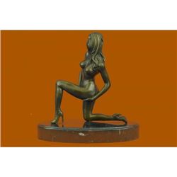 Sexy Nude Girl Bronze Classic Sculpture