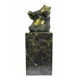 Cute Animal The Panda Hot Cast Bronze Sculpture