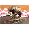 Image 4 : Grizzly Bear Hunting Fish River Bronze Sculpture