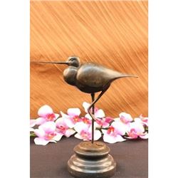 Exotic Brazilian Bird Statue on Marble Base Figurine