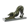 Image 5 : Greyhound Racing Dog Lost Wax Hot Cast Bronze sculpture on Marble base