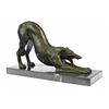 Image 6 : Greyhound Racing Dog Lost Wax Hot Cast Bronze sculpture on Marble base