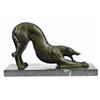 Image 7 : Greyhound Racing Dog Lost Wax Hot Cast Bronze sculpture on Marble base