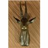 Image 1 : Wall Mount Gazelle Head Bust Trophy Bronze Sculpture