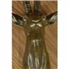 Image 2 : Wall Mount Gazelle Head Bust Trophy Bronze Sculpture