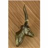 Image 3 : Wall Mount Gazelle Head Bust Trophy Bronze Sculpture