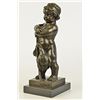 Image 4 : Novak Children With Gun Bronze Sculpture on marble base Statue