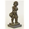 Image 5 : Novak Children With Gun Bronze Sculpture on marble base Statue