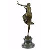 Image 5 : Dancer Bronze Statue on Marble Base Sculpture