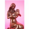 Image 1 : Breast Feeding Mother Baby Nursing Infant Bronze Statue