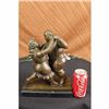 Image 5 : Dancing Couple Bronze Sculpture on Marble Base Statue