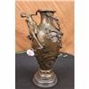 Image 4 : Art Nouveau Vase Bronze Sculpture