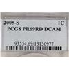 Image 3 : 2005-S LINCOLN CENT PCGS PR69RD DCAM