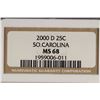 Image 3 : 2000-D SOUTH CAROLINA QUARTER NGC MS68