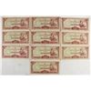 Image 1 : 10 WWII JAPANESE INVASION CURRENCY 10 RUPEES