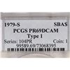 Image 3 : 1979-S TYPE I SBA DOLLAR PCGS PR69 DCAM