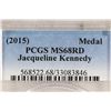 Image 3 : 2015 JACQUELINE KENNEDY BRONZE MEDAL PCGS MS68RD
