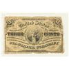 Image 1 : 1863 3 CENT US FRACTIONAL CURRENCY