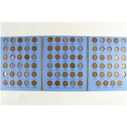 2 PARTIAL LINCOLN CENT SETS 1909-40 (61 COINS) &