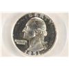 Image 1 : 1951 WASHINGTON SILVER QUARTER PCGS PR66