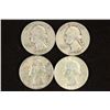 Image 1 : 1949,51,62-D & 64 WASHINGTON SILVER QUARTERS