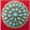 Image 1 : Zuni Turquoise Pin or Pendant