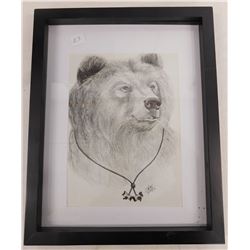 K. Sanders Bear Pencil Art