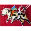 Image 1 : J. Fuentes Sterling Silver & Enamel Bull Pin