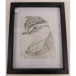 K. Sanders Quail Pencil Art