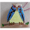 Image 1 : J. Fuentes S.S. & Enamel Owl Brooch