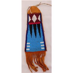 Plains Indian Bag w/Beadwork