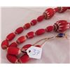 Image 10 : Rare Red Chevron Beads