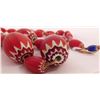 Image 7 : Rare Red Chevron Beads