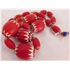 Image 8 : Rare Red Chevron Beads
