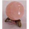 Image 7 : Rose Quartz Sphere w/Stand