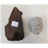 Image 1 : Eskimo Mask & Fossil Bone