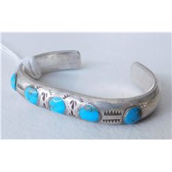Silver & Turquoise Cuff