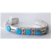 Image 5 : Silver & Turquoise Cuff