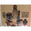 Image 8 : 3 Egyptian Papyrus Paintings