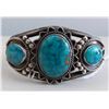 Image 1 : Sterling Silver & Turquoise Cuff
