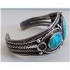 Image 3 : Sterling Silver & Turquoise Cuff