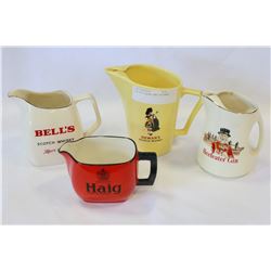 LOT OF LIQUOR BAR PITCHERS