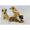 Image 1 : BOXER AND TWO LABS DOG FIGURES BY PHOENIX CREATIONS