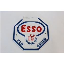 METAL ESSO SIGN