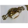 Image 2 : VINTAGE BRASS DOOR BELL AND BRASS ASHTRAY