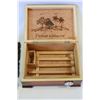 Image 3 : MONTE CRISTO HUMIDOR AND CARVED WOOD MASK