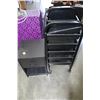 Image 1 : ROLLING HAIR DRESSER CART AND 1-DRAWER NIGHTSTAND